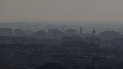 La cappa di smog su Milano