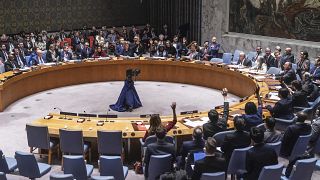 جلسة تصويت في مجلس الأمن حول وقف اطلاق النار في قطاع غزة