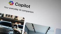 A Copilot page showing the incorporation of AI technology is shown in London, Tuesday, February 13, 2024.