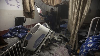 قسم الولادة في مستشفى ناصر بمدينة خان يونس، قطاع غزة