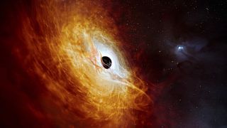 Uzayın derinliklerinde bulunan ve son derece parlak olan astronomik cisim Kuasar