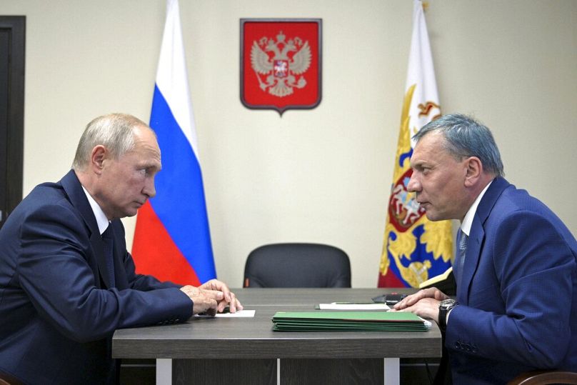 Putyin és Boriszov megbeszélése a Kremlben