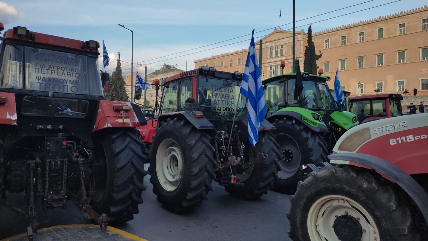 Греция: фермеры требуют от правительства финансовой помощи | Euronews