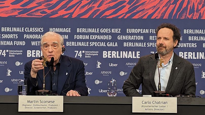 Scorsese and Berlinale artistic director Carlo Chatrian
