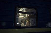 Επιβατικό τρένο στην Ουκρανία (Νοέμβριος 2023)