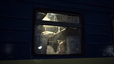 Επιβατικό τρένο στην Ουκρανία (Νοέμβριος 2023)