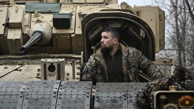 Ukrán gépesített lövész Avdijivkánál