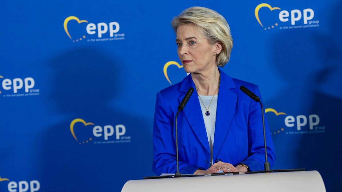 Impossible to work with 'Putin's friends' after EU elections, von der Leyen says thumbnail