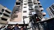 حمله موشکی به یک ساختمان مسکونی در منطقه «كَفْر سوسه» در دمشق