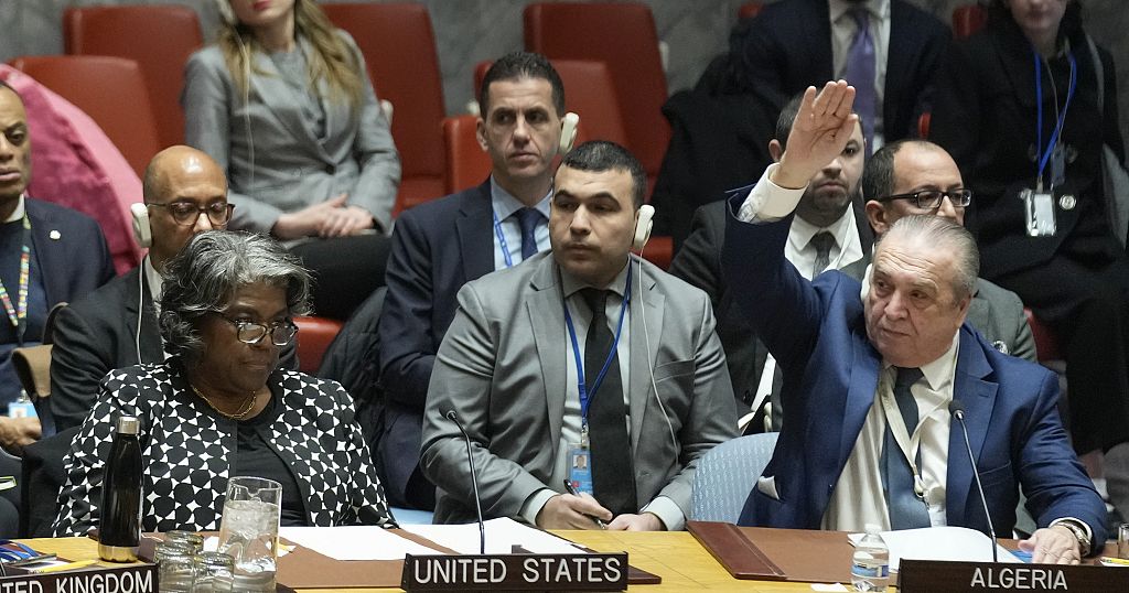 Gaza war: US blocks Algerian resolution pushing for a ceasefire with third UN veto