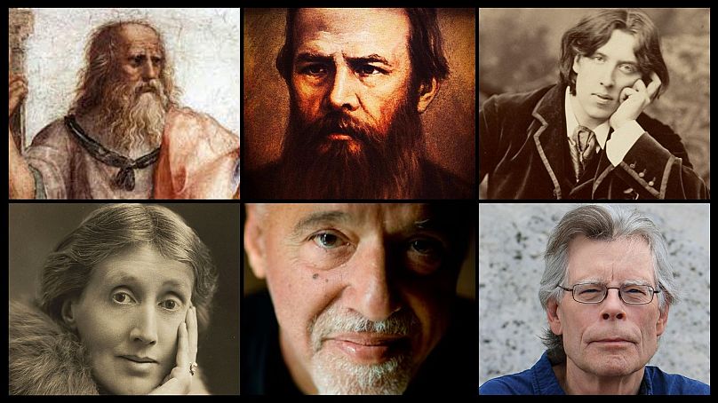 Platón, Dosztojevszkij, Wilde, Woolf, Coelho, King