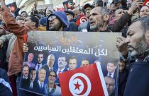 مظاهرة في تونس تطالب بالإفراج عن المعتقلين السياسيين/ أرشيف