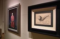 Le célèbre tableau de Magritte "Ceci n'est pas une pipe".