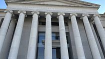 The exterior of the Alabama Supreme Court building in Montgomery, Ala., is shown Tuesday, Feb. 20, 2024. 