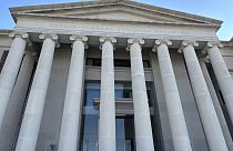 Imagen del exterior del edificio del Tribunal Supremo de Alabama en la ciudad de Montgomery, el martes 20 de febrero de 2024.