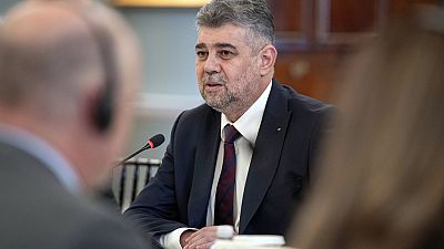 Fotografía de archivo del primer ministro rumano, Marcel Ciolacu, en 2023