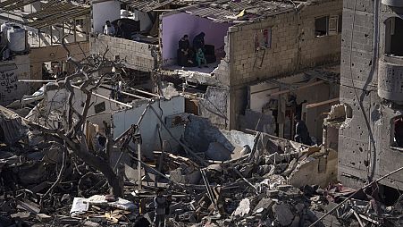 Nach Luftangriffen in Rafah im Gazastreifen