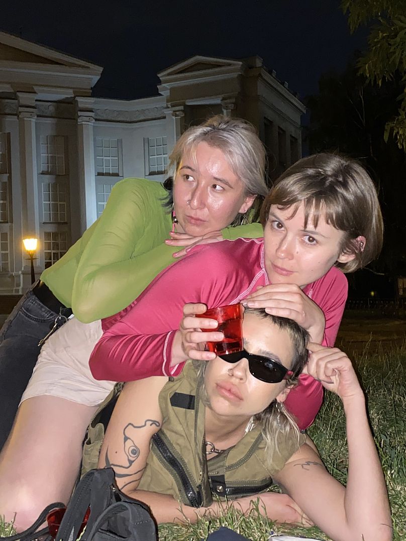 Maya, Nastya and Tanya,