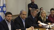Az izraeli miniszterelnök a kormány ülésén, Tel Avivban