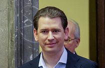 Sebastian Kurz, former Austrian Chancellor in the courtroom. 