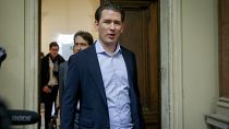 El excanciller austríaco Sebastian Kurz este viernes en el tribunal en Viena
