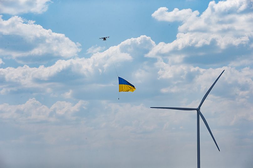 A first in wartime, DTEK moved ahead with its plans to build a new wind power plant.