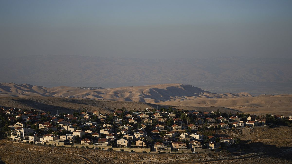 صورة لمستوطنة كيدار الإسرائيلية في الضفة الغربية المحتلة تم التقاطها في 26 يونيو 2023. 
