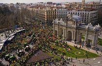 Gazdatüntetés Madridban