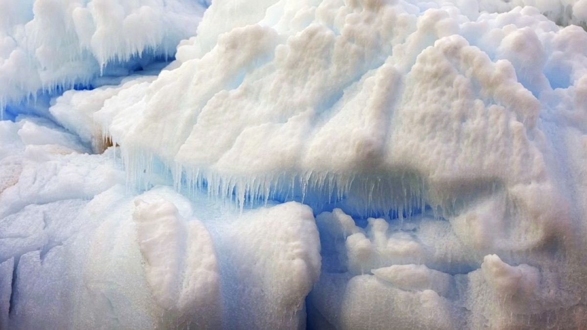 Az antarktiszi jég közelről