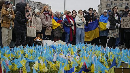 Kijev az Ukrajna elleni orosz háború második évfordulóján