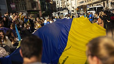 تظاهرات الأوكرانيين في إسطنبول