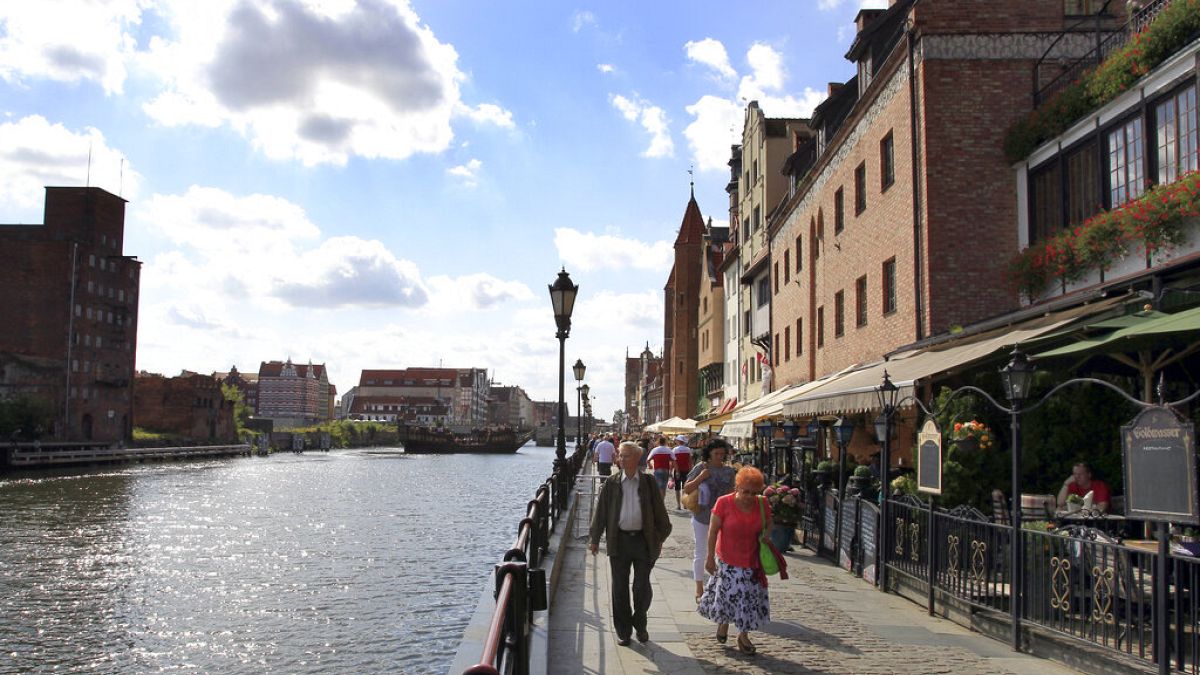 Gdansk belvárosa - a kép illuszráció! 