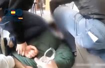 Captura de vídeo del momento de la detención