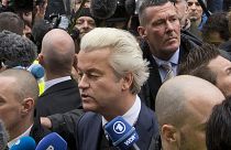 Archív fotó: Geert Wilders, a Szabadságpárt elnöke