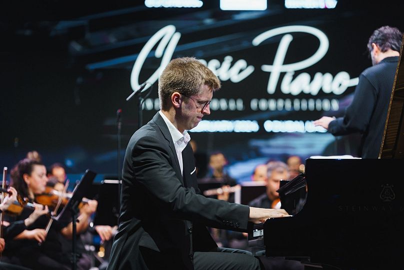 6th place Marek Kozák performing at the Classic Piano competition in Dubai