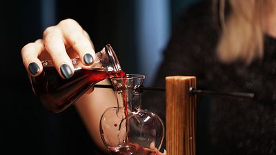 Museum visitors prepare love elixir following historic recipe