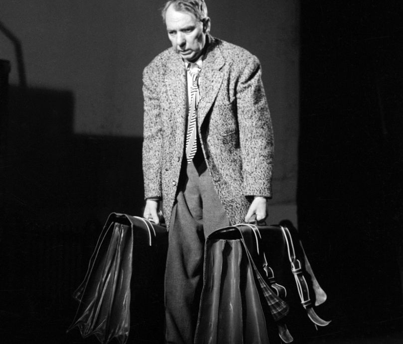 Timár József a darab 1959. december 4-i próbáján (rendező: Marton Endre)