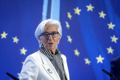 ECB President Christine Lagarde in Frankfurt, Germany, Thursday, Jan. 25, 2024.