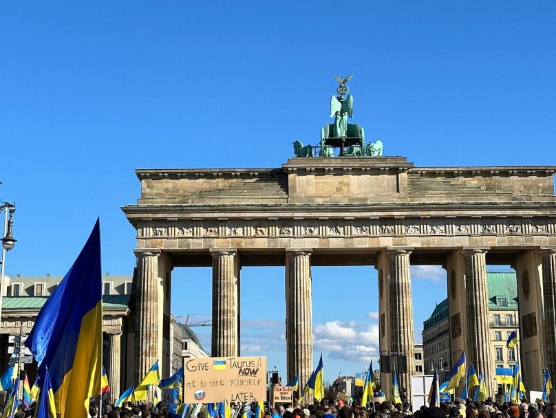Pro-Ukrainian Demonstration in Berlin