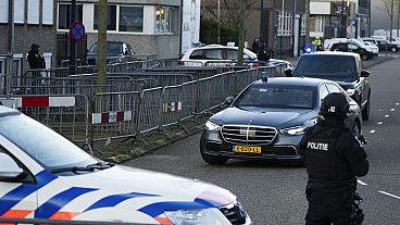 Taghi'nin davasının görüldüğü Hollanda'nın Amsterdam kentindeki mahkeme binası ve çevresinde yüksek güvenlik önlemleri alındı