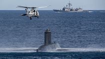 L'esercitazione militare della Nato nelle acque della Sicilia