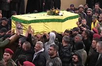 تشييع عنصر من حزب الله في بعلبك