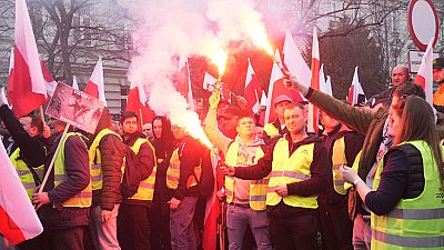 Фермеры продолжат протесты до мартовских переговоров в Варшаве