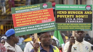 Nigeria: Labour unions continue two day nationwide strike over soaring inflation