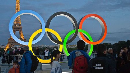 نماد بازی‌های المپیک در شهر پاریس