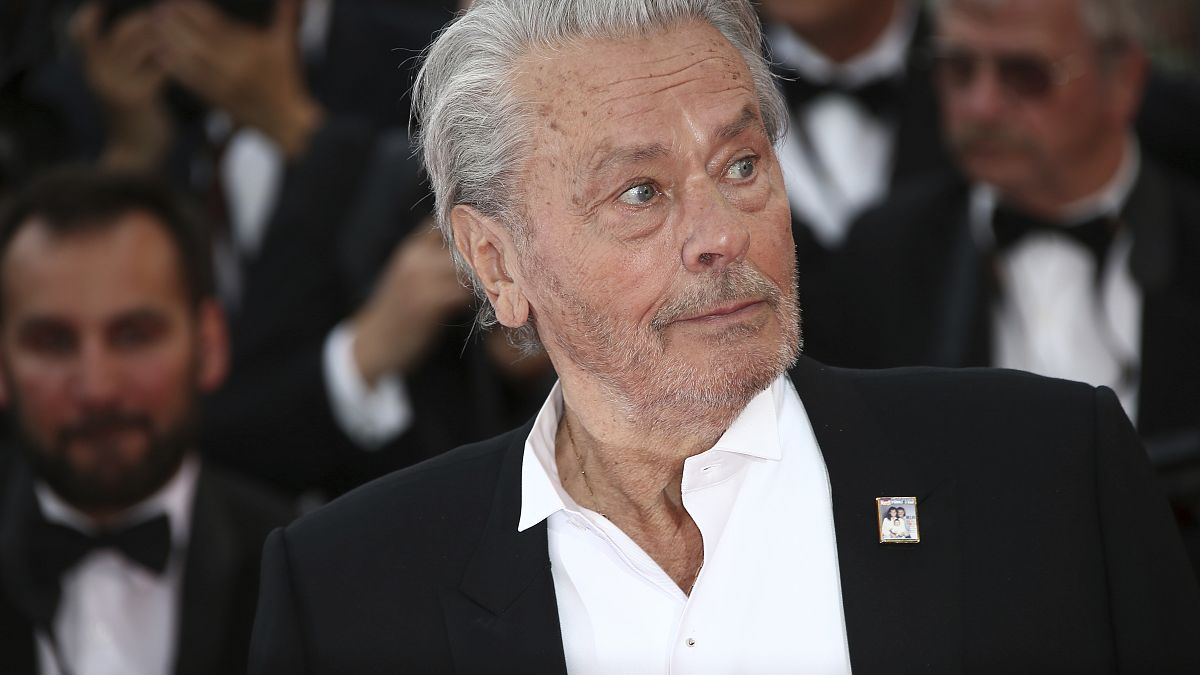 L'attore Alain Delon