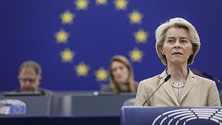 Avrupa Komisyonu Başkanı Ursula von der Leyen Avrupa Parlamentosu'nda güvenlik ve savunma konulu bir konuşma yaptı