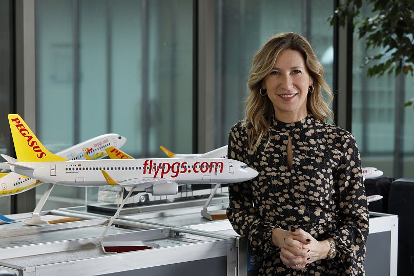 Güliz Öztürk, the CEO of Turkey’s Pegasus Airlines