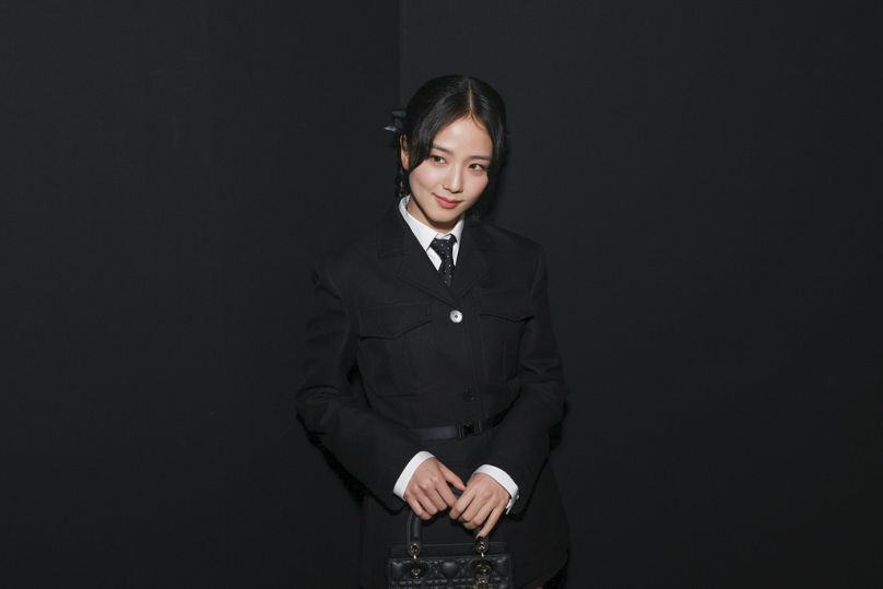 Blackpink member Jisoo attends the Christian Dior Fall/Winter 2024-2025 ready-to-wear collection