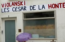 اعتراض به جایزه سزار رومن پولانسکی در مراسم سزار سال ۲۰۲۰ به دلیل اتهام وی به تجاوز جنسی، پاریس ۲۰۲۰